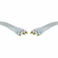 Swe-Tech 3C High Quality Component Video Cable, 3 RCA Male RGB, Gold-plated Connectors, 12 foot FWT10V2-02512